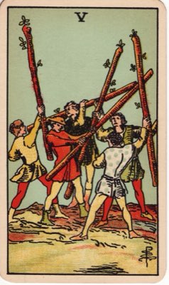 Five of Wands
