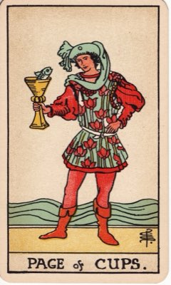 Page of Cups